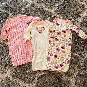 Baby girl sleep gown 0-6 months set
